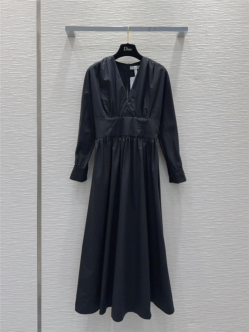 dior V-neck goddess queen shirt dress replica clothes