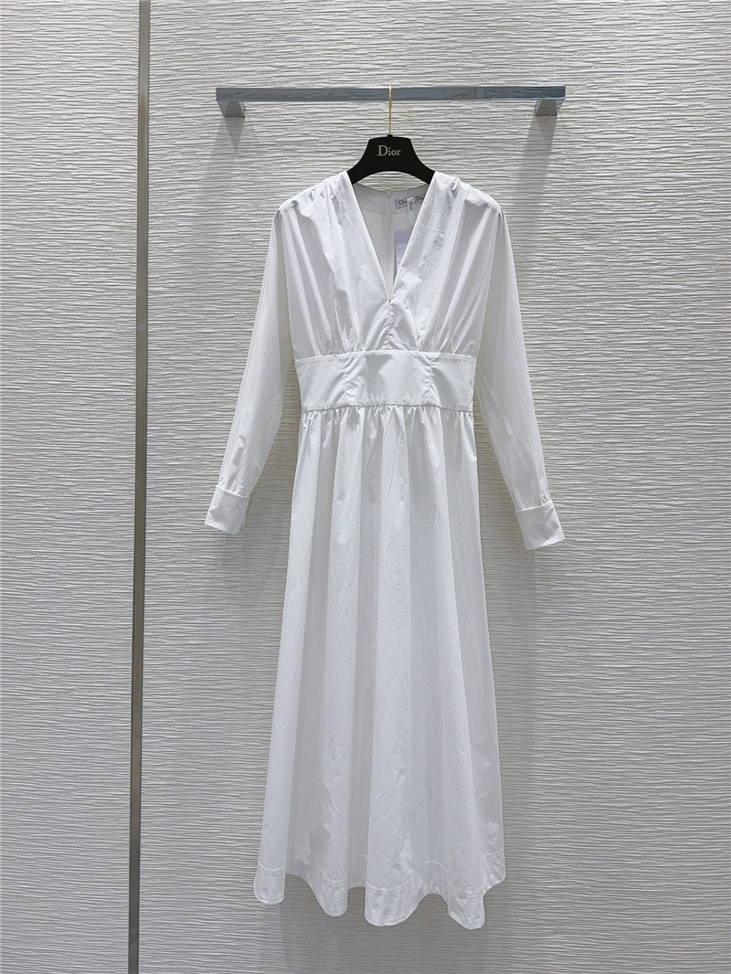 dior V-neck goddess queen shirt dress replica clothes