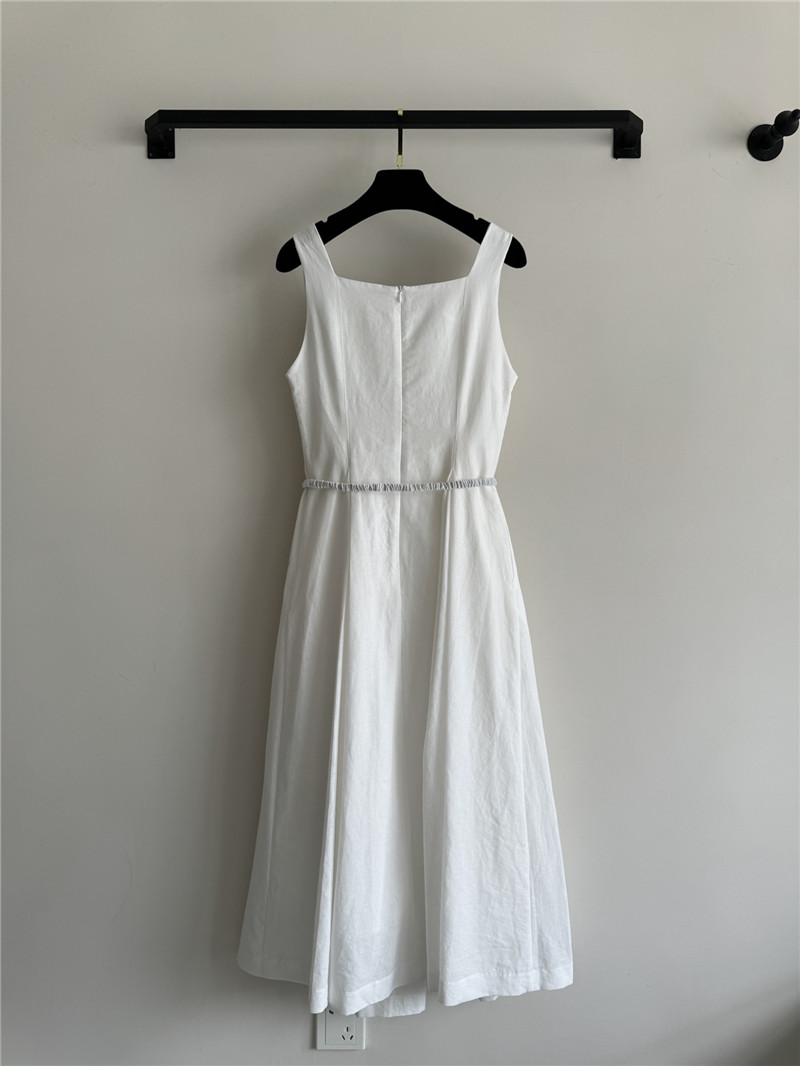 Vanitoo new ramie white long skirt replica clothing sites