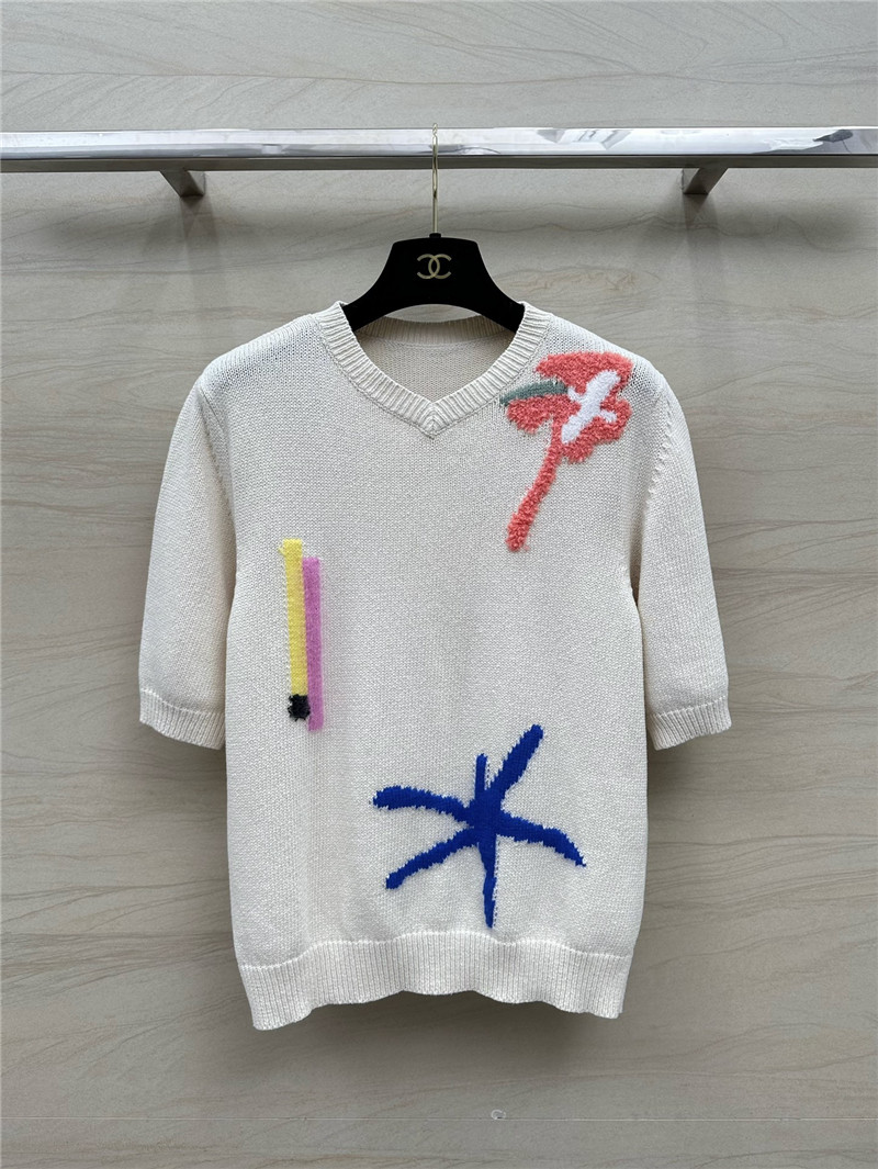 Vanitoo fireworks crocheted wool sweater replica d&g clothing