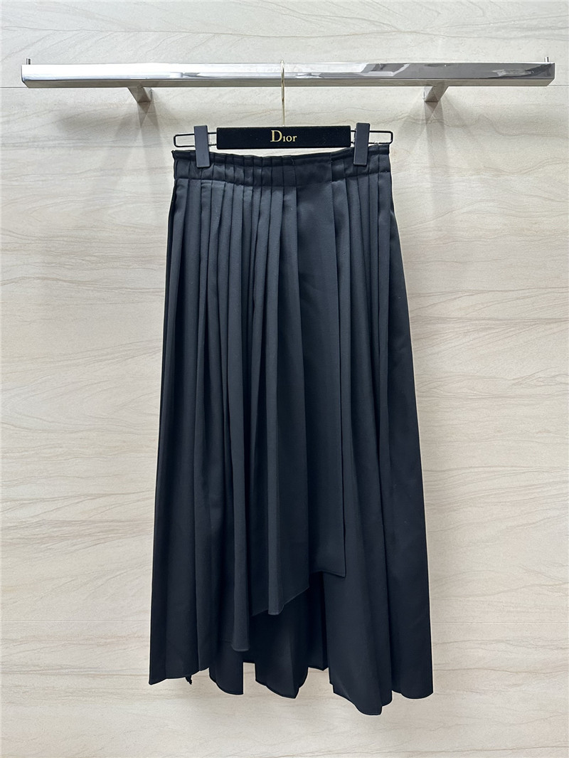 dior irregular pleated long skirt replica d&g clothing