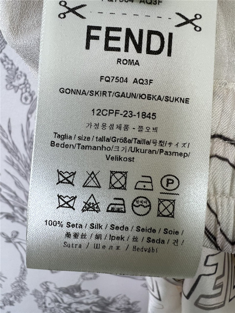 F**di new silk shorts replica designer clothes