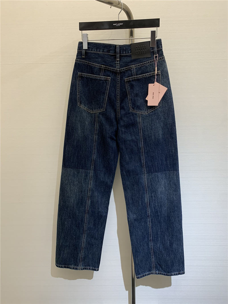 M1um1u straight jeans replica clothing sites