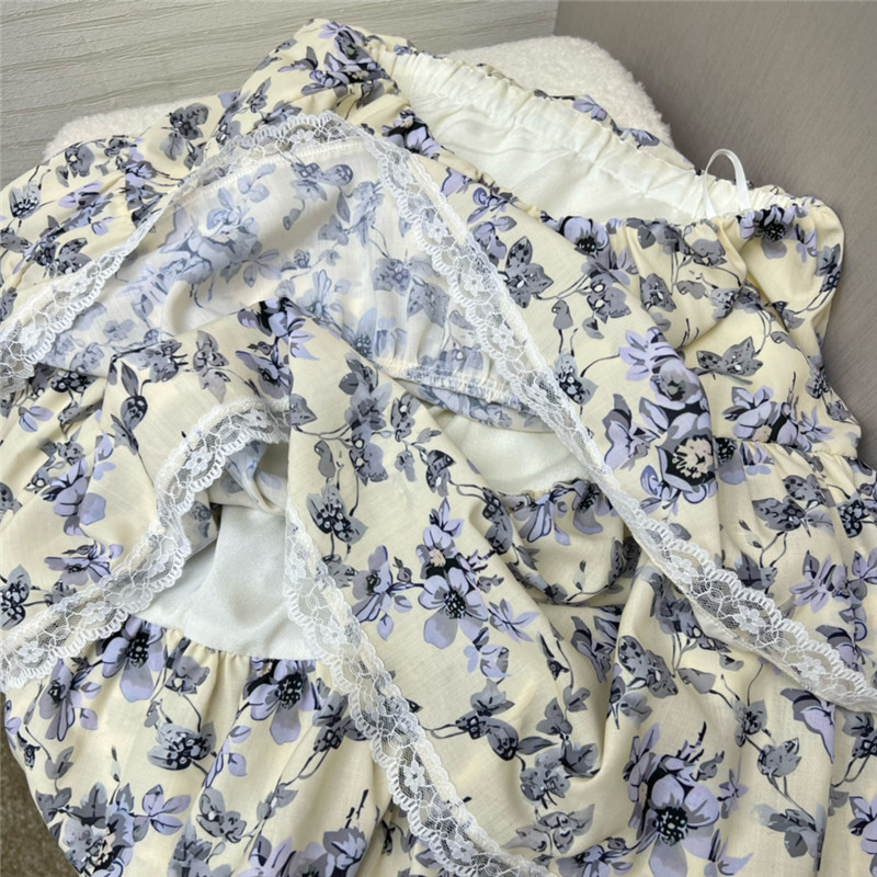 prada resort style floral skirt replica clothing sites