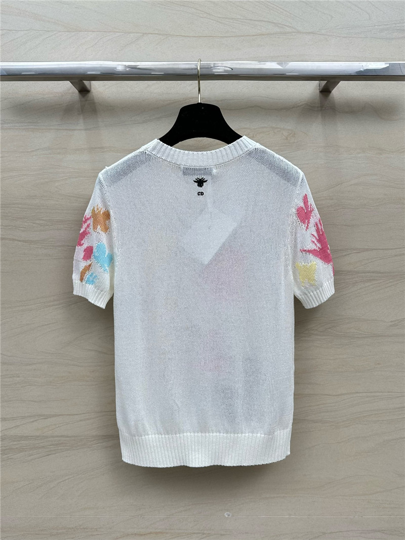 D10r knitted short sleeve top knitted short sleeve top