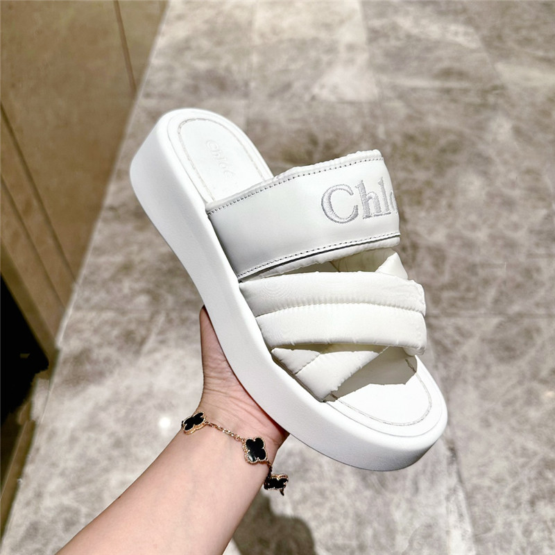 Chloé cross Roman slippers margiela replica shoes