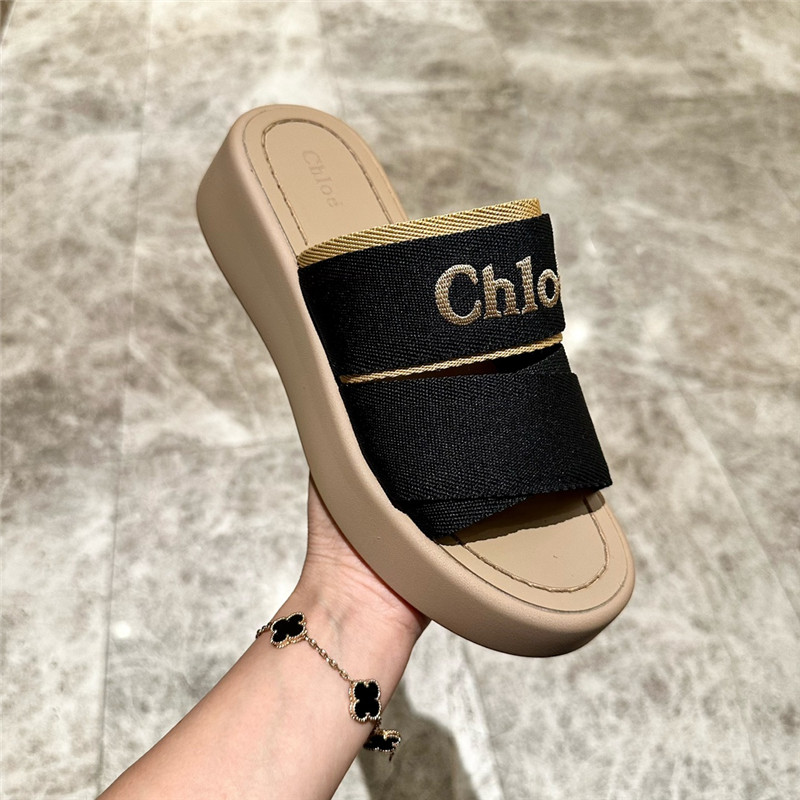 Chloé cross Roman slippers margiela replica shoes