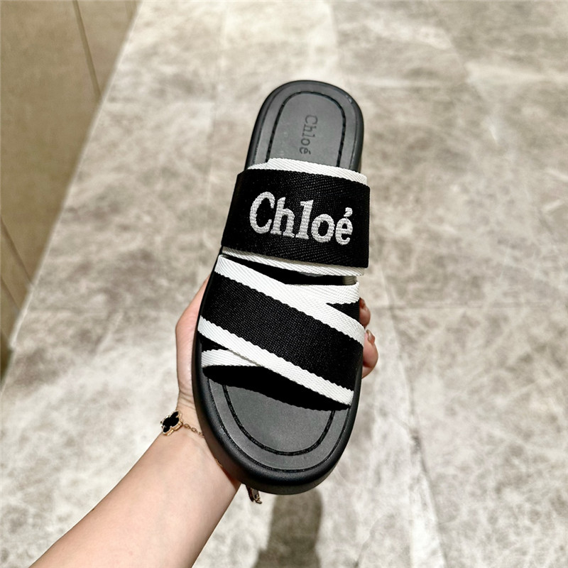 Chloé cross Roman slippers margiela replica shoes