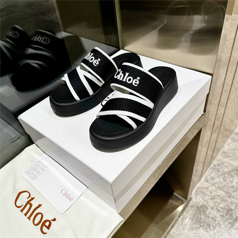 Chloé cross Roman slippers margiela replica shoes