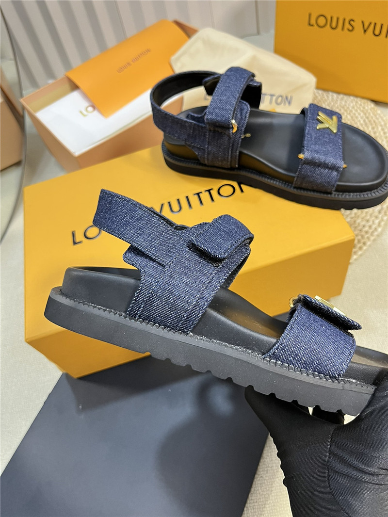 l0vis Vvtt0n lv catwalk style thick sole sandals replica shoes