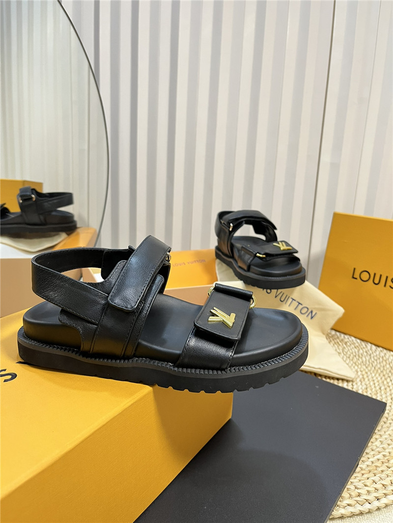 l0vis Vvtt0n lv catwalk style thick sole sandals replica shoes