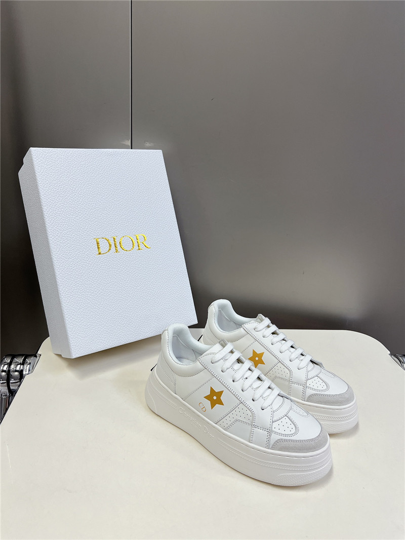 Dior CD Star Platform Sneakers White