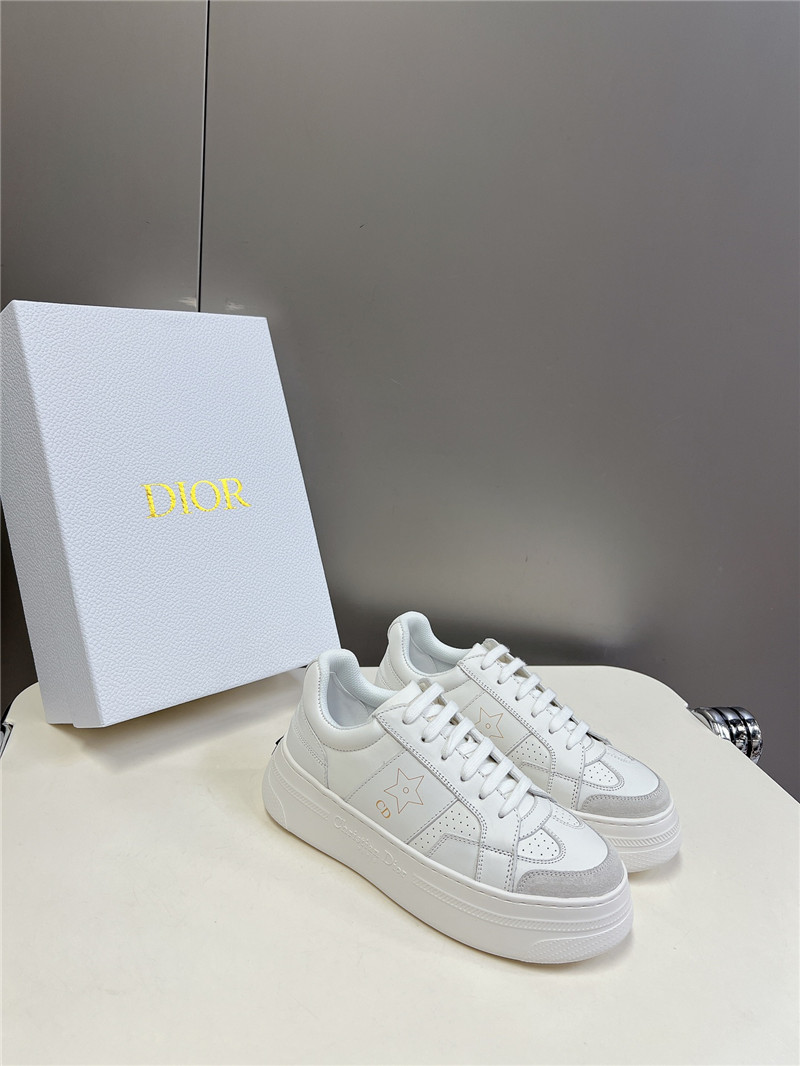 Dior CD Star Platform Sneakers in Gray