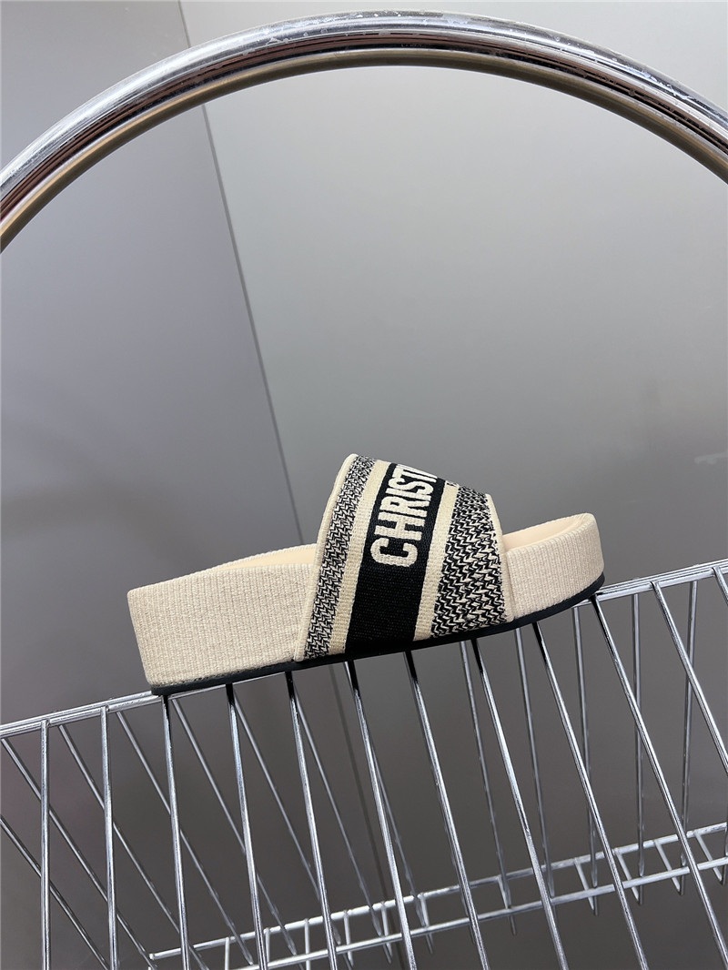 D10r printed platform slippers replica designer shoe