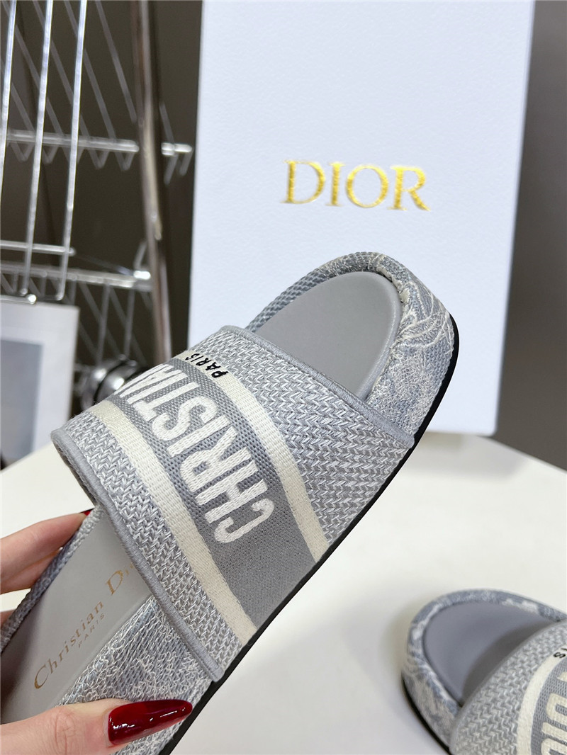 D10r printed platform slippers replica designer shoe