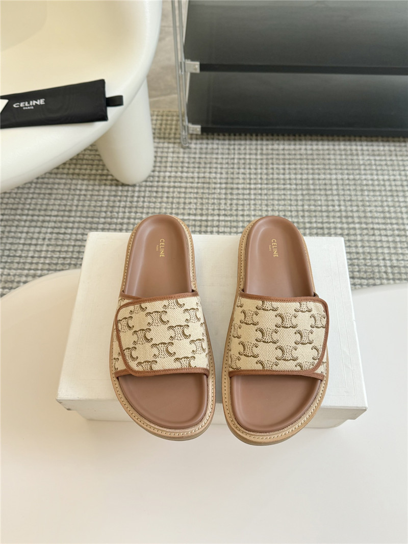celine flat micro label sandals slippers replica shoes