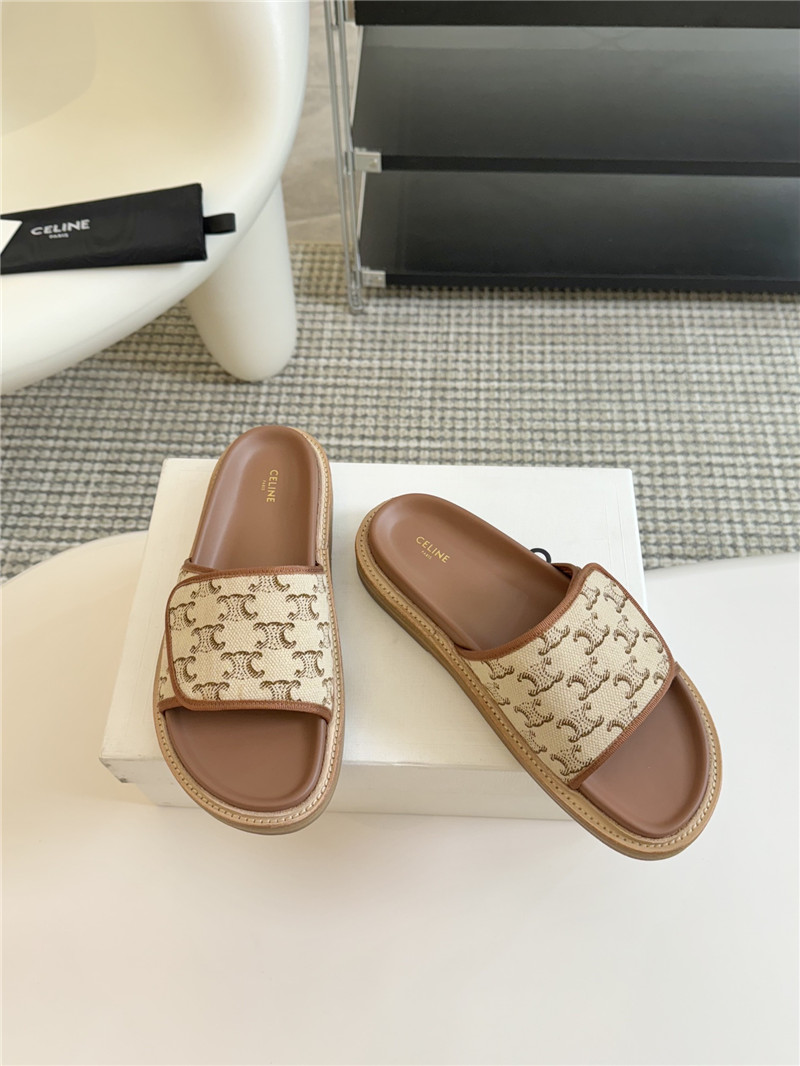 celine flat micro label sandals slippers replica shoes