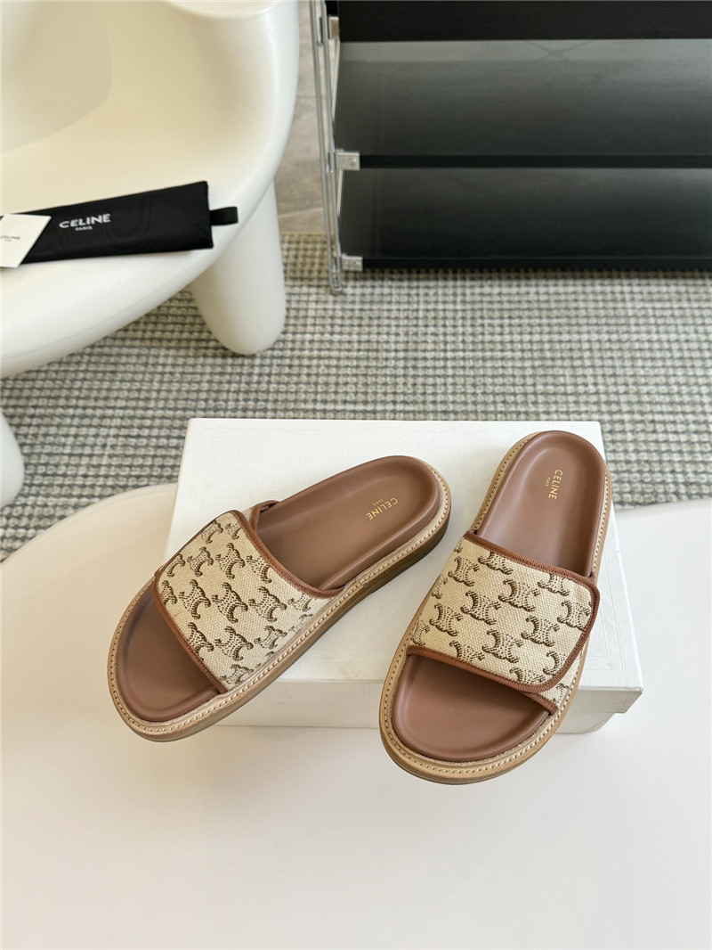 celine flat micro label sandals slippers replica shoes