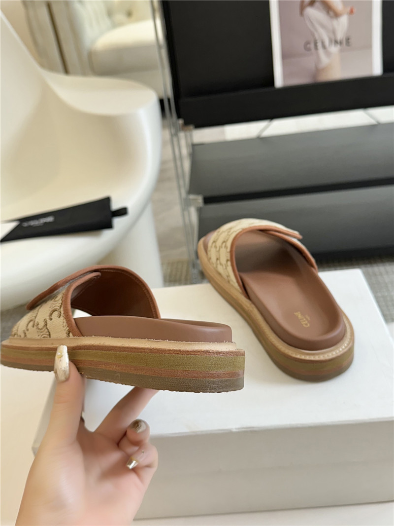 celine flat micro label sandals slippers replica shoes