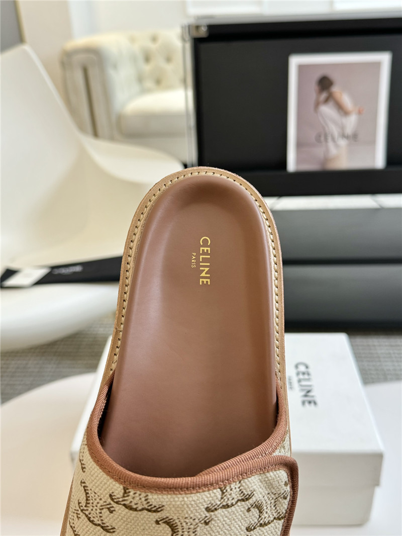 celine flat micro label sandals slippers replica shoes