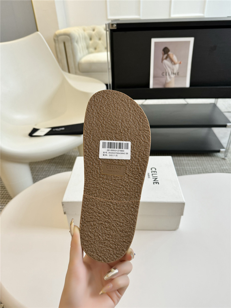 celine flat micro label sandals slippers replica shoes