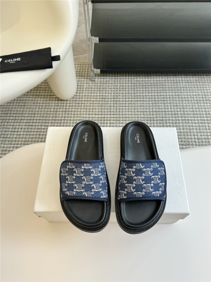 celine flat micro label sandals slippers replica shoes