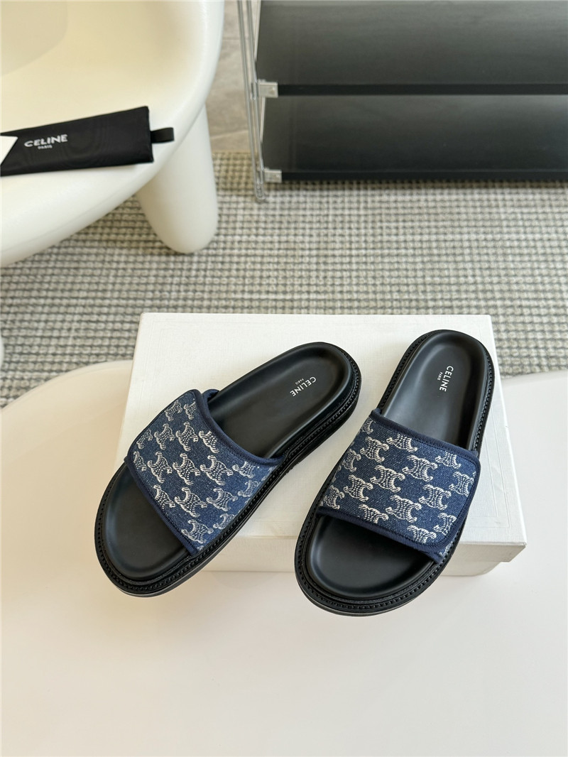 celine flat micro label sandals slippers replica shoes