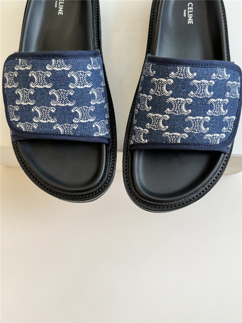 celine flat micro label sandals slippers replica shoes