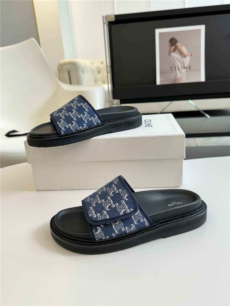 celine flat micro label sandals slippers replica shoes
