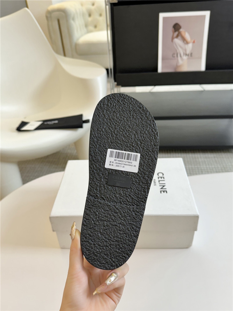celine flat micro label sandals slippers replica shoes
