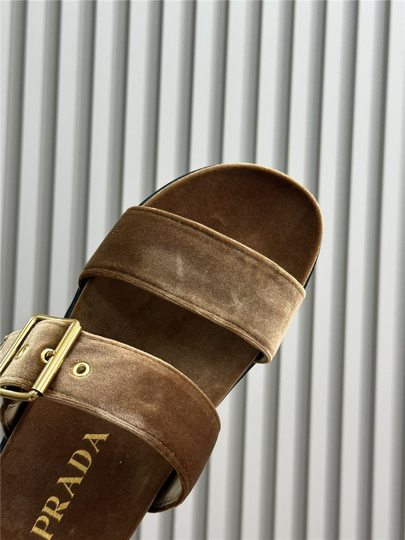 pra*a velvet sandals ma1s0n Marg*e1a replica shoes