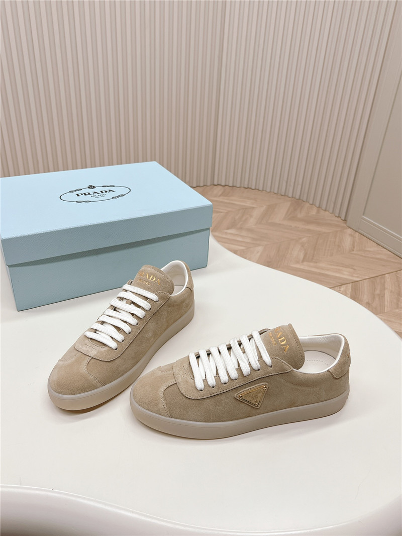 Prada Women’s Brown Low Top Sneakers