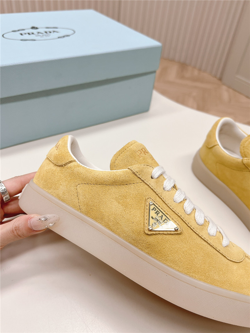 Pra*a yellow low top sneakers for women