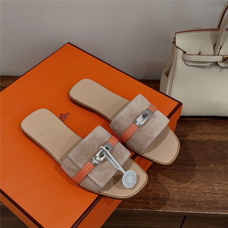 H**me5 kelly buckle slippers replica designer shoes