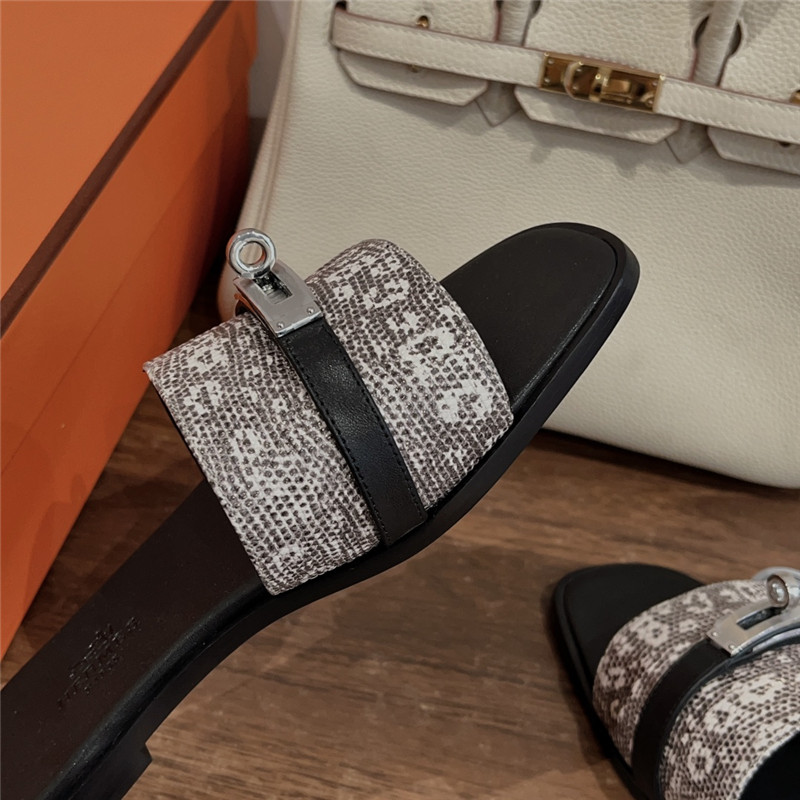 H**me5 kelly buckle slippers replica designer shoes