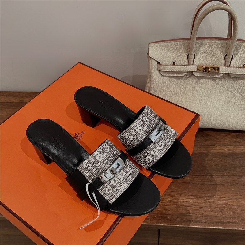 H**me5 kelly buckle slippers replica designer shoes