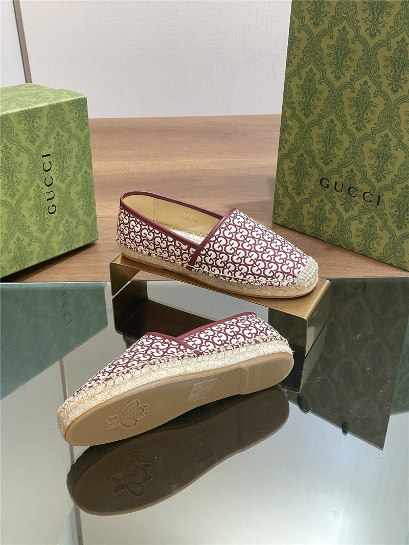 Gvc*1 straw hemp fisherman slippers replica shoes