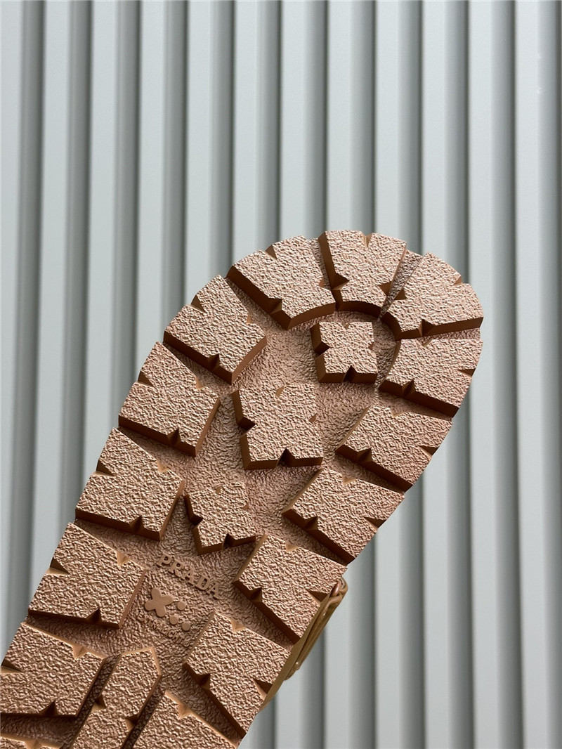 Pra*a double strap lambskin slippers replica designer shoes