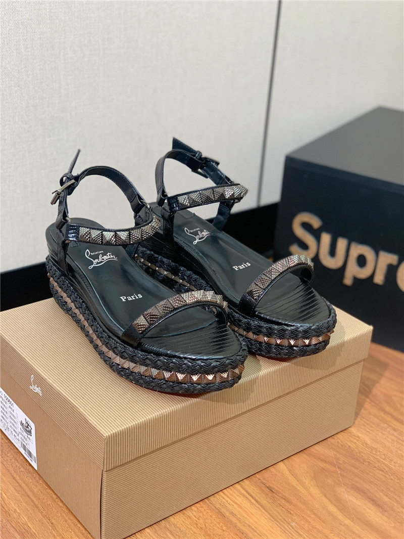 Christian Louboutin classic studded sandals