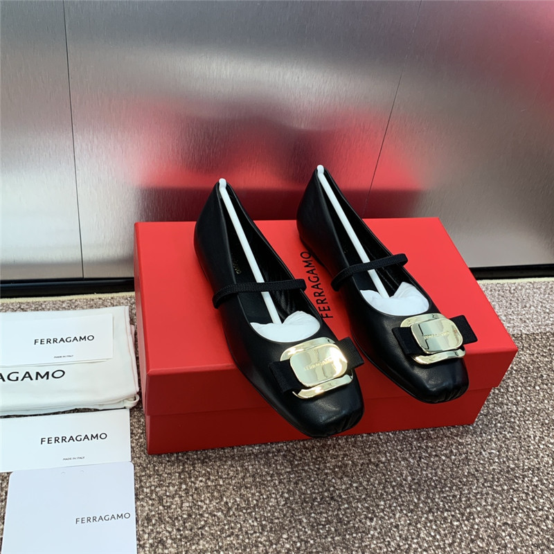 Salvatore Ferragamo bow pumps for women replica shoes