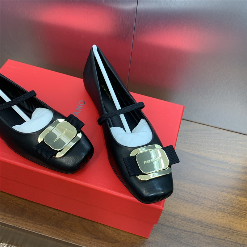 Salvatore Ferragamo bow pumps for women replica shoes