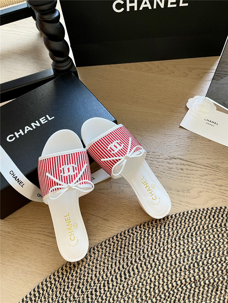 Ch**el bow slippers best shoes replica website