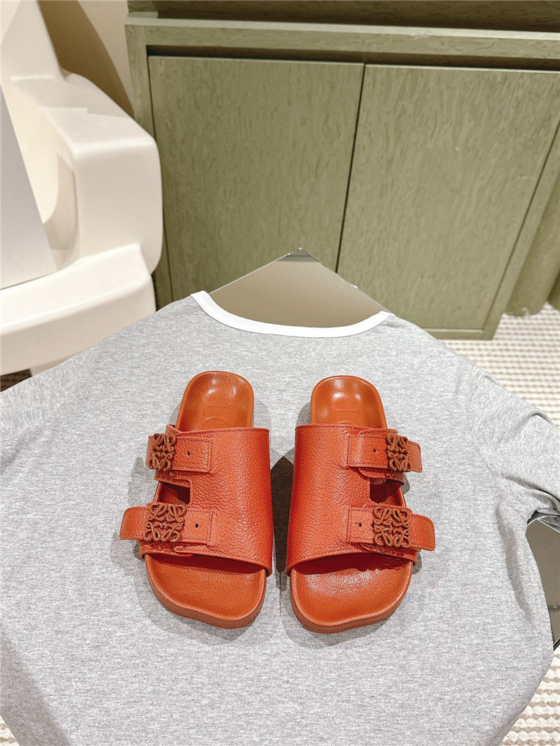 loewe new color matching slippers for couples replica shoes
