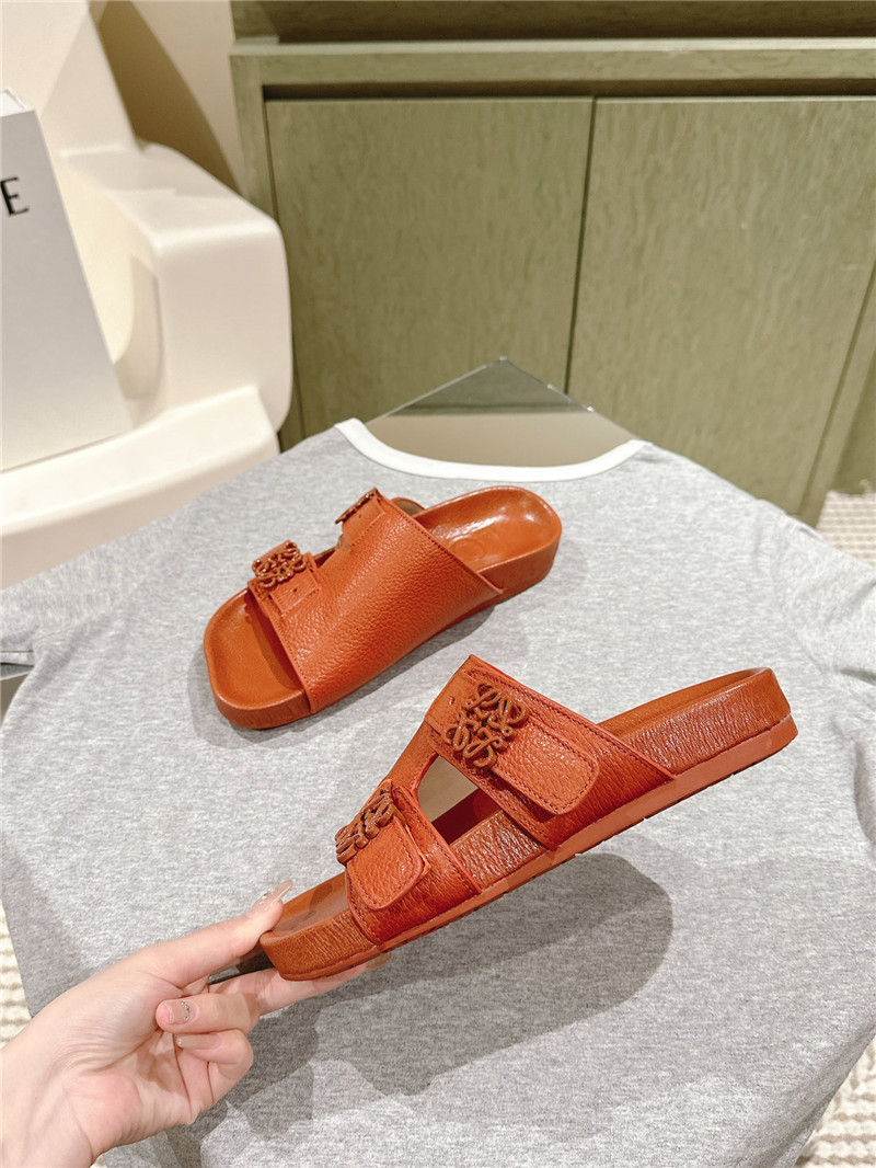 loewe new color matching slippers for couples replica shoes