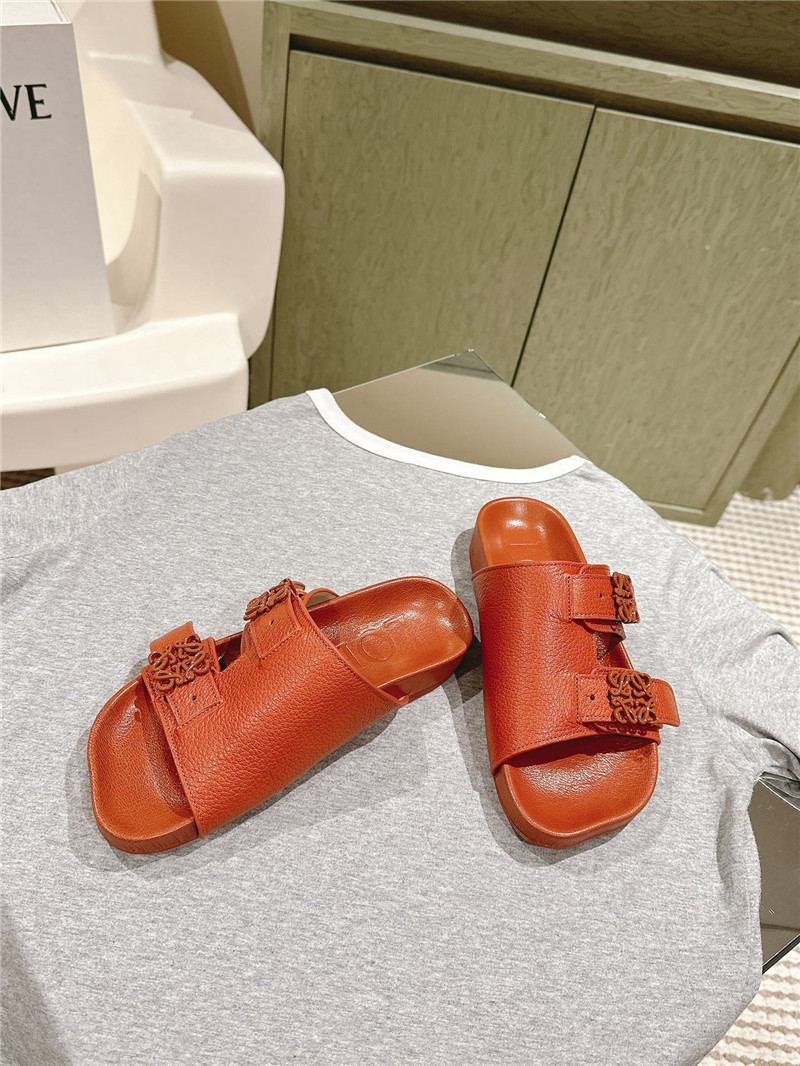 loewe new color matching slippers for couples replica shoes