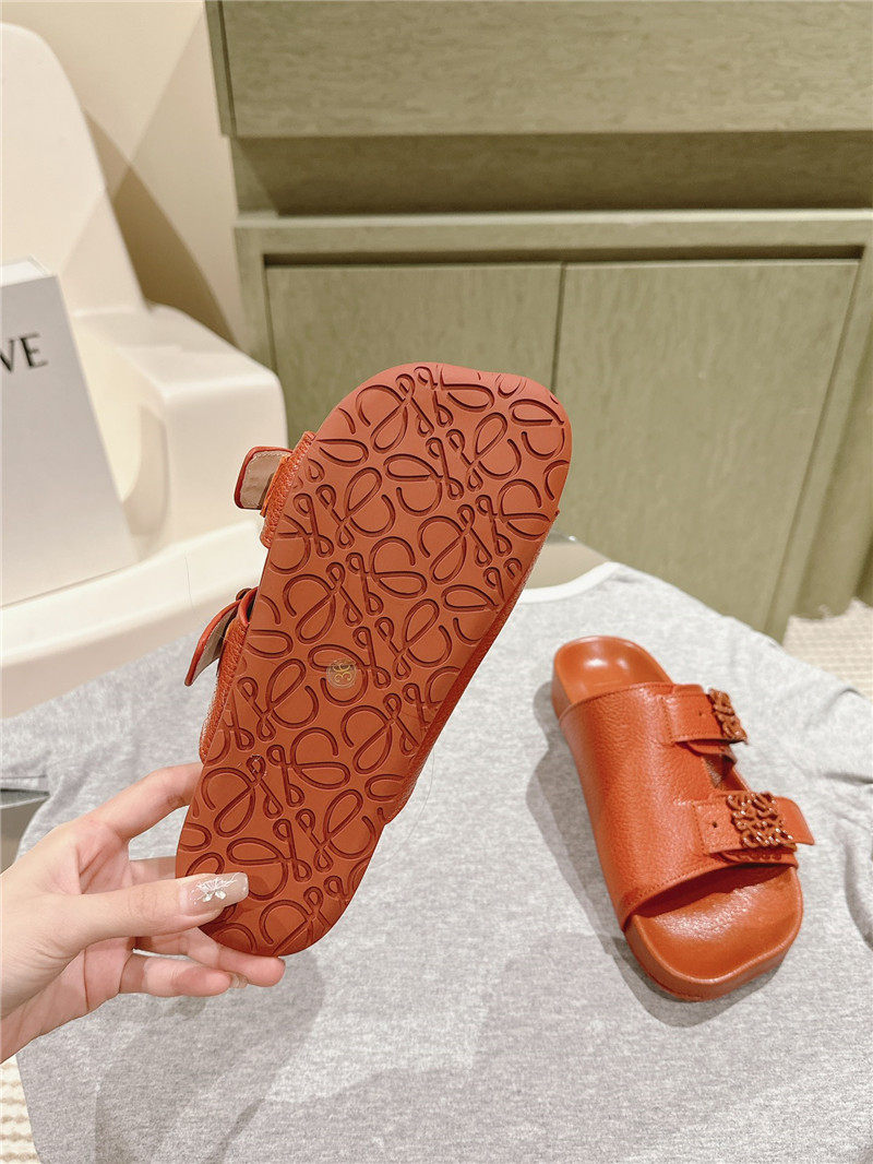 loewe new color matching slippers for couples replica shoes