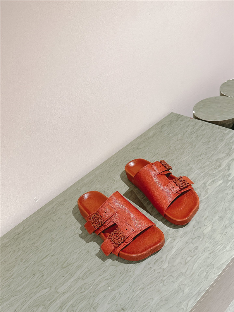 loewe new color matching slippers for couples replica shoes