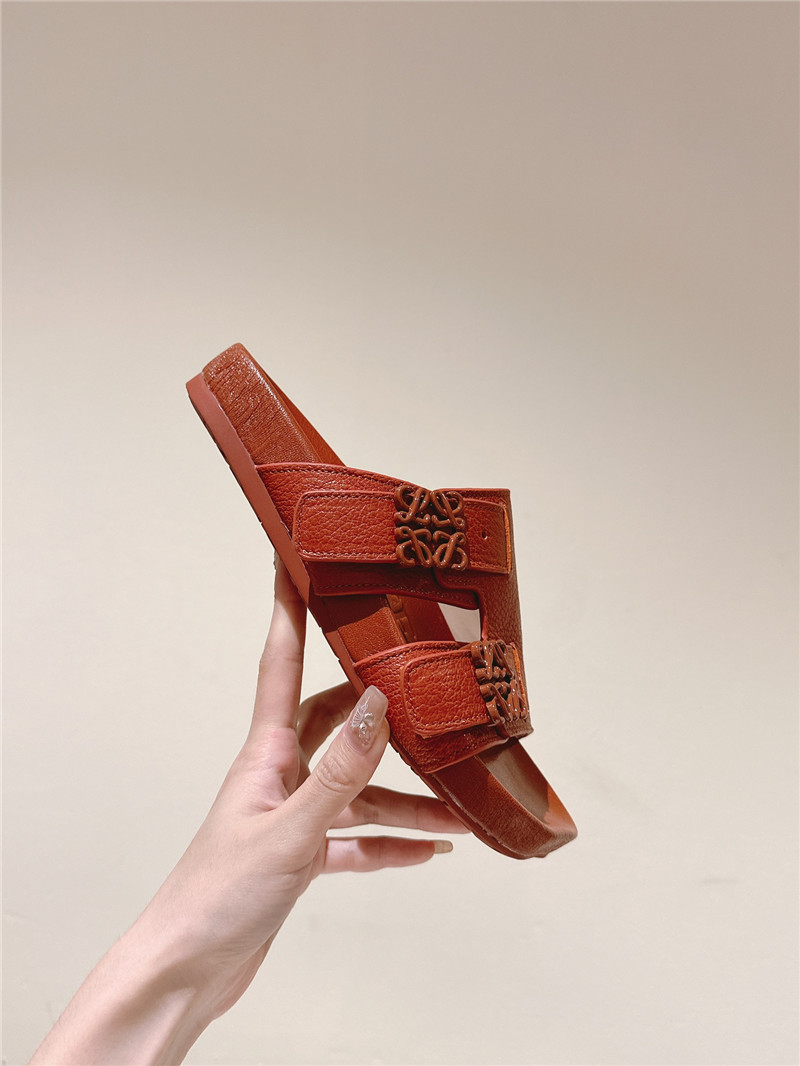 loewe new color matching slippers for couples replica shoes