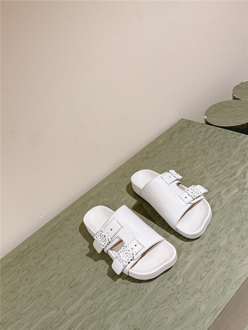 loewe new color matching slippers for couples replica shoes