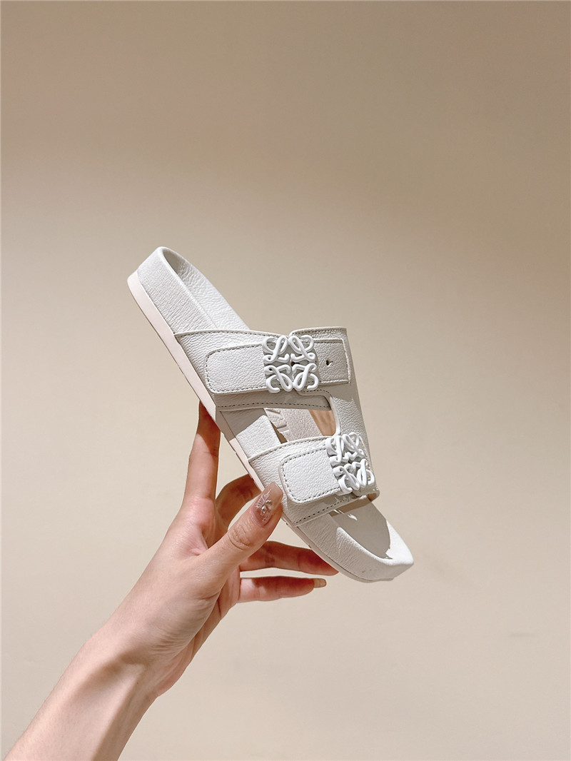 loewe new color matching slippers for couples replica shoes